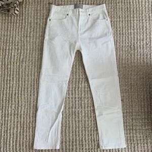 Everlane White Straight Leg Jean Size 26 - hi-Rise